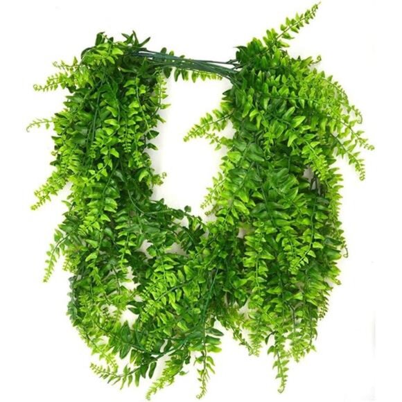 Reptile Plants Hanging Fake Vines Boston Climbing Terrarium Plant with Cup - Picture 5 of 7